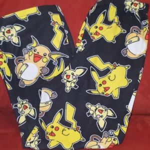 Size 7/8 Pikachu Fleece Pajama Pants
